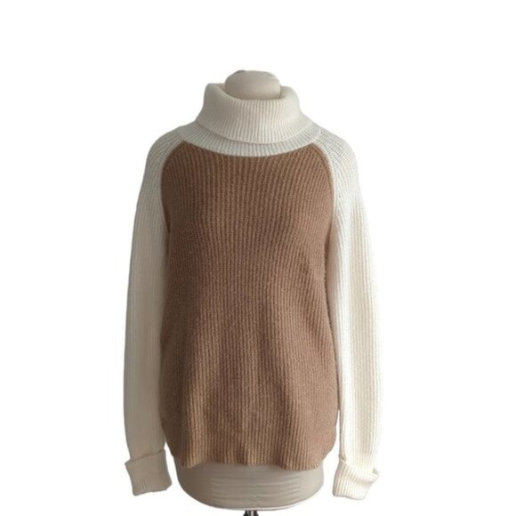Max Studio Sweaters - Max Studio Colorblock Turtleneck Sweater